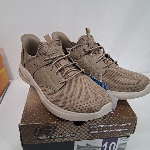 MEN'S SKECHERS DELSON SHOE - 10 - TAN HAVANE (STYLE:255101CS / 1776010) image 2