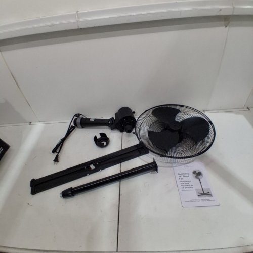 MAINSTAYS 3-SPEED OSCILLATING STANDING FAN - 16" - BLACK (MODEL: SF3-40E) image 3