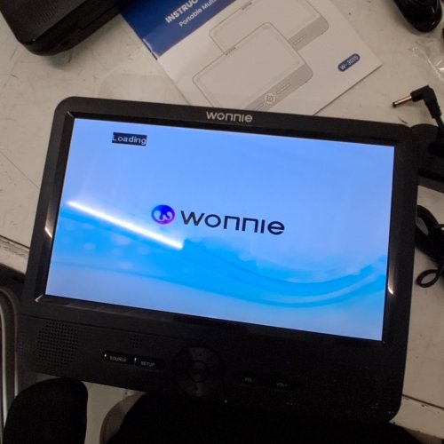 2PC WONNIE DUAL SCREEN CAR HEADREST PLAYER - 10" - BLACK (MODEL: W-3015) image 4