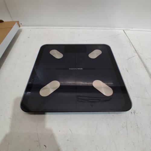 ETEKCITY SMART FITNESS SCALE WITH LED DISPLAY AND BLUETOOTH - 11" X 11" - 400LB MAX - BLACK (MODEL: ESF-551) image 3