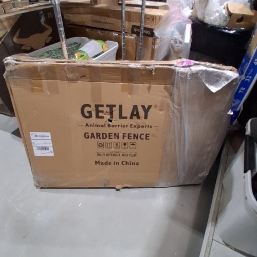 12PC GETLAY ANIMAL BARRIER GARDEN FENCE - 40" - BLACK image 4