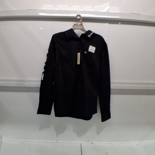 WOMEN'S ARIAT TEAM KIRBY STRETCH SHIRT - EXTRA LARGE - BLACK image 2