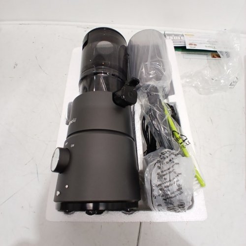 CANOLY SLOW MASTICATING COLD PRESS JUICER - 60OZ, 350W, 110 TO 120V - BLACK/GREY - (MODEL: C03) image 3