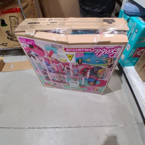 75PC+ BARBIE DREAMHOUSE POOL PARTY DOLL HOUSE PLAYSET - MULTICOLORED (MODEL: HMX10) image 4