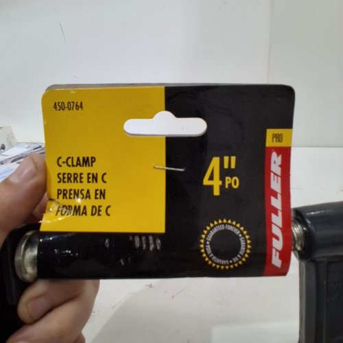 FULLER C-CLAMP - 4" - BLACK (ITEM: 450-0764) image 4