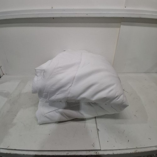 CASA PLATINO DOWN ALRTERNATIVE - HYPOALLERGENIC MICROFIBER - QUILTED SOLID COMFORTER/DUVET INSERT - ALL SEASONS - QUEEN - WHITE image 2