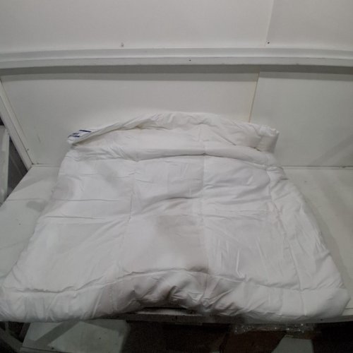 CASA PLATINO DOWN ALRTERNATIVE - HYPOALLERGENIC MICROFIBER - QUILTED SOLID COMFORTER/DUVET INSERT - ALL SEASONS - QUEEN - WHITE image 4