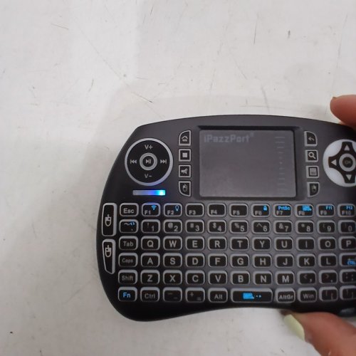 IPAZZPORT MINI BLUETOOTH KEYBOARD WITH TOUCHPAD - BACKLIT, WIRELESS KEYBOARD REMOTE FOR GOOGLE/ANDROID TV BOX/FIRESTICK/LAPTOP/PC image 3