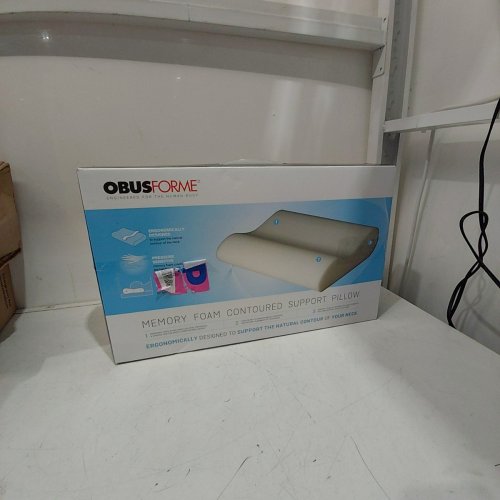 OBUSFORME THERMAGEL CONTOURED PILLOW - 24" - WHITE image 4