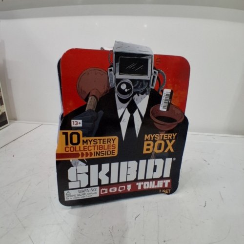 10PC SKIBIDI TOILET MYSTERY COLLECTIBLES SURPRISE BOX - BLACK/ORANGE/RED image 2