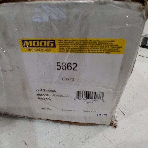 2PK MOOG 5662 FRONT COIL SPRINGS - COMPATIBLE WITH VARIOUS CHEVROLET, GMC, AND PONTIAC MODELS - BLACK (MODEL: MOOG-5662) image 4