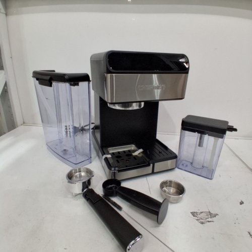 CHEFMAN CAFEMASTER PRO ESPRESSO MACHINE WITH BUILT IN MILK FROTHER - 1.8L - STAINLESS STEEL (MODEL: RJ54-I-SV-AM) image 4