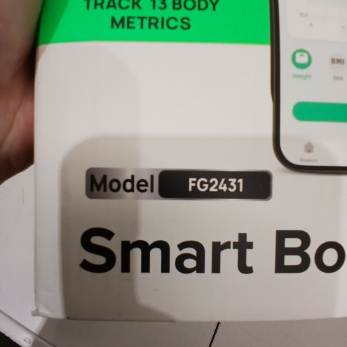 RUNSTAR SMART SCALE FOR BODY WEIGHT AND FAT PERCENTAGE - HIGH ACCURACY DIGITAL BATHROOM SCALE WITH LCD DISPLAY - WHITE, SILVER (MODEL: FG2431) image 3