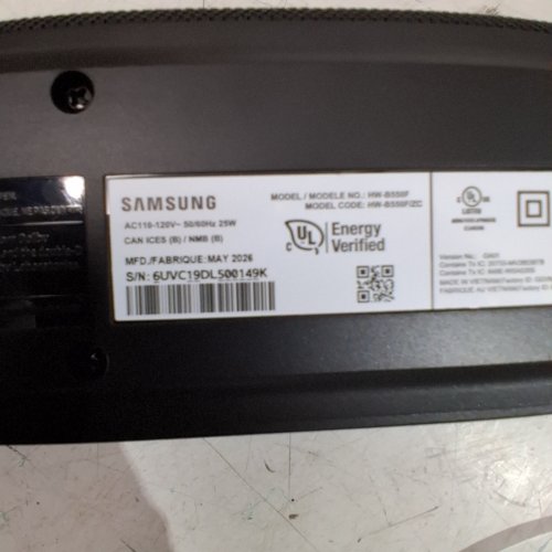 SAMSUNG 2.1CH SOUNDBAR W/DOLBY DIGITAL 5.1 - BLACK (MODEL: HW-B550F) image 2