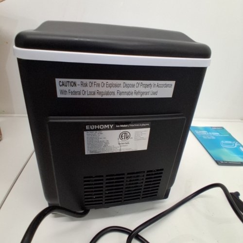 EUHOMY COUNTERTOP ICE MAKER - MAKES 26LBS/DAY - BLACK (MODEL: IM-06D) image 5