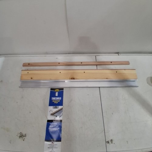 M-D BUILDING PRODUCTS ADJUSTABLE ALUMINUM AND HARDWOOD THRESHOLD - 36" X 5-5/8" (MODEL:78600) image 3