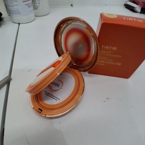 TIRTIR MINI AURA GLOW ORANGE CUSHION FACIAL FOUNDATION - 18G (#23N SAND) image 2