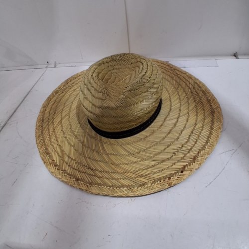 WOVEN SUN HAT - NATURAL TAN image 2