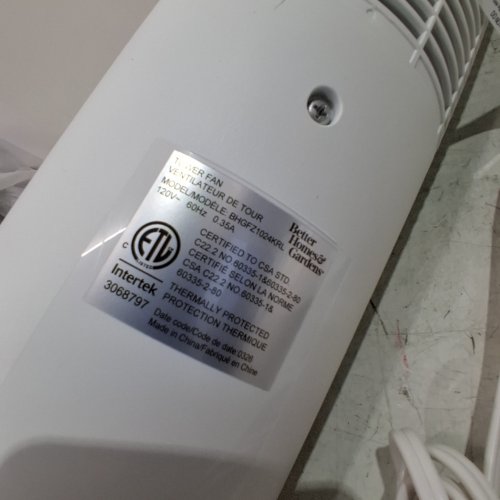 BETTER HOMES & GARDENS DIGITAL OSCILLATING TOWER FAN - 30" - WHITE (MODEL: BHGFZ1024KRL) image 4