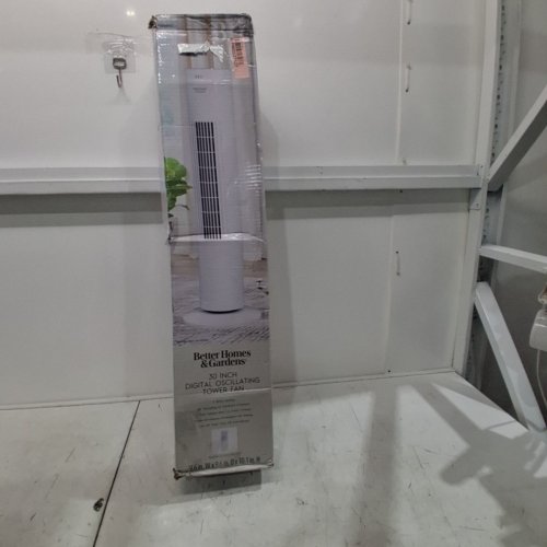 BETTER HOMES & GARDENS DIGITAL OSCILLATING TOWER FAN - 30" - WHITE (MODEL: BHGFZ1024KRL) image 6