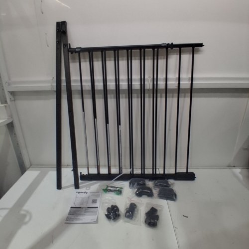 INGENUITY THE STAIRWAY+ 46W SERIES PET/BABY GATE - 32.5" X 31"-46" - BLACK (MODEL: 17171) image 2