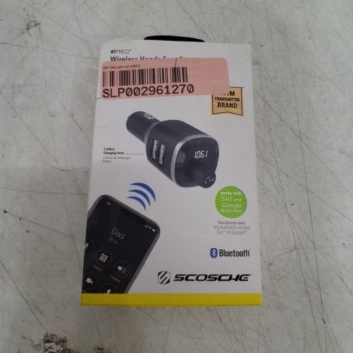 SCOSCHE WIRELESS HANDS-FREE BLUETOOTH TRANSMITTER CAR KIT - BLACK (MODEL: BTFM4-SP) image 5