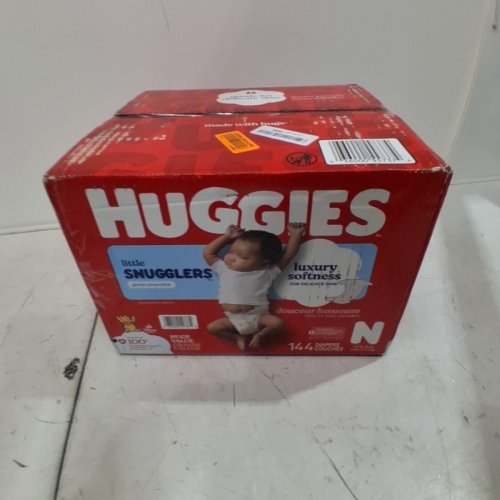 144PK HUGGIES LITTLE SNUGGLERS BABY DIAPERS - SIZE NEWBORN (UP TO 10 LBS) - WINNIE THE POOH image 2