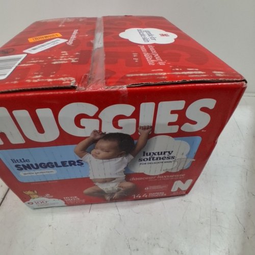 144PK HUGGIES LITTLE SNUGGLERS BABY DIAPERS - SIZE NEWBORN (UP TO 10 LBS) - WINNIE THE POOH image 3