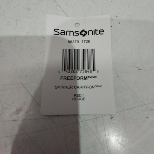 SAMSONITE FREEFORM COLLECTION HARDSIDE EXPANDABLE SPINNER LUGGAGE - 20" - RED (MODEL: 88384 1726) image 2