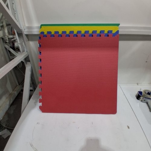 4PK STALWART FOAM MAT FLOOR TILES INTERLOCKING EVA FOAM PADDING, 24'' X 0.5'' - RED/GREEN/YELLOW/BLUE (MODEL: 75-ST6000) image 2