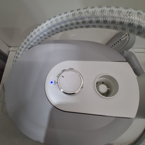 ROWENTA STEAMER FOR CLOTHES WITH IRONING BOARD HOME STEAM - 48OZ - WHITE image 2
