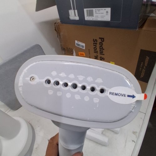ROWENTA STEAMER FOR CLOTHES WITH IRONING BOARD HOME STEAM - 48OZ - WHITE image 5