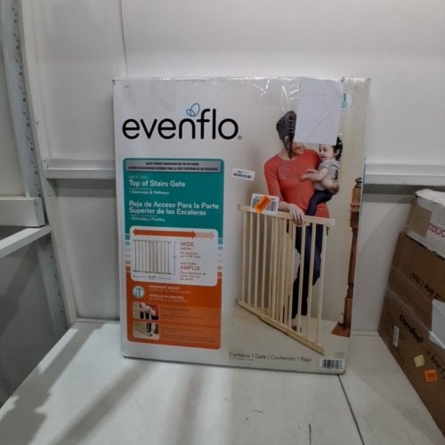EVENFLO EXTRA TALL GATE - 32" X 30 - 48" - BROWN image 3