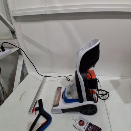 HOOVER CORDED POWERDASH PET COMPACT LIGHTWEIGHT CARPET CLEANER - WHITE/BLUE (MODEL: FH50705VCD) image 2