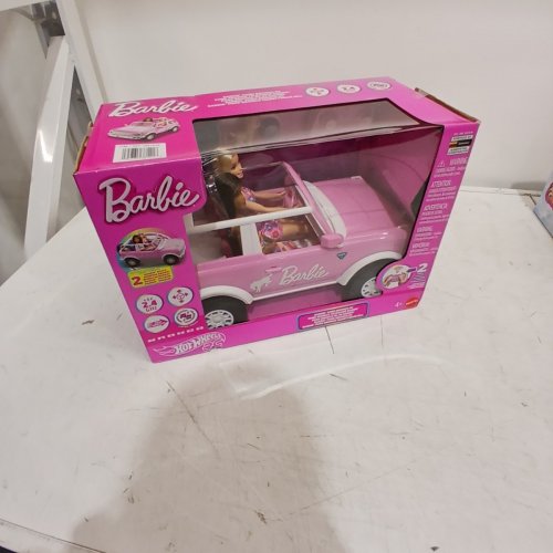 HOT WHEELS BARBIE FORD BRONCO WITH 2 BARBIE FRIENDS - PINK (MODEL: JMM81) image 2