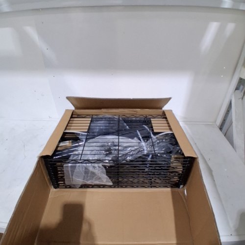 HOMDOX ADJUSTABLE WIRE SHELVING UNIT - 71" X 14" X 23.5" - BLACK (MODEL: AM002971_AB_N) image 3