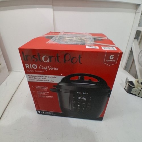 INSTANT POT RIO 7-IN-1 ELECTRIC MULTI-COOKER - 6QT - BLACK (MODEL: DUPC601BK) image 4