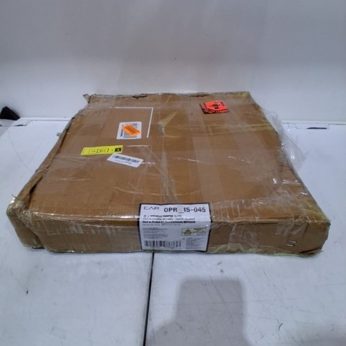 CAP SPECKLED BUMPER PLATE - 45LBS - BLACK/BLUE (MODEL: OPR9IS-045) image 4
