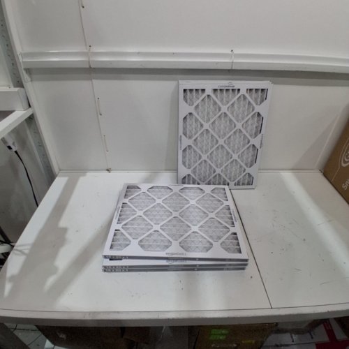 6PK AMAZON BASICS MERV 8 AC FURNACE AIR FILTERS - 16"X20"X1" - WHITE image 2