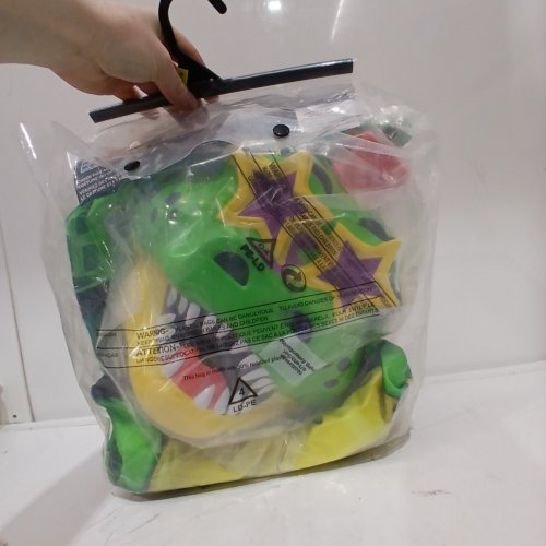 3PC ADULT FIVE NIGHTS AT FREDDY'S MONTGOMERY GATOR COSTUME - LARGE - GREEN/YELLOW image 3