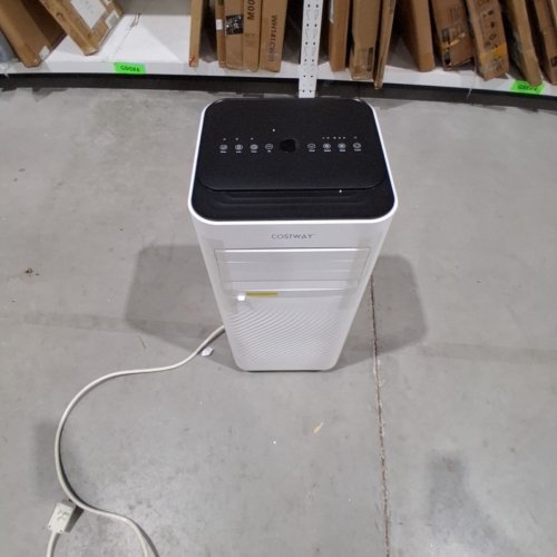 COSTWAY 10000BTU PORTABLE AIR CONDITIONER - 350 CU.FT. - AC WITH COOL FAN, HUMIDIFIER, AND SLEEP MODE - WHITE - (MODEL: FP10261US-BK) image 3