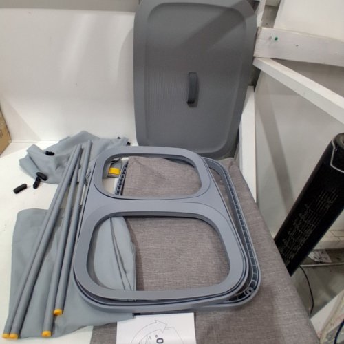 JOSEPH JOSEPH TOTA 90L LAUNDRY HAMPER SEPARATION BASKET WITH LID - GREY image 2