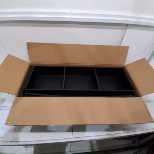GARVEE 3-TIER STAINLESS STEEL SHOWER NICHE - 12" X 36" - BLACK (MODEL: PTH_333DNH8U) image 2