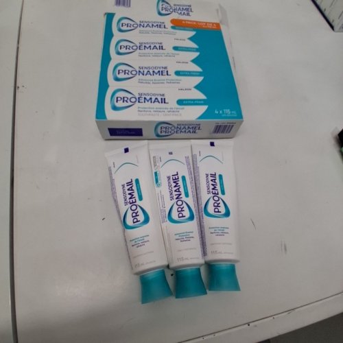 3PK SENSODYNE PRONAMEL ADVANCED ENAMEL REPAIR TOOTHPASTE - 115ML/EACH - EXTRA FRESH image 3