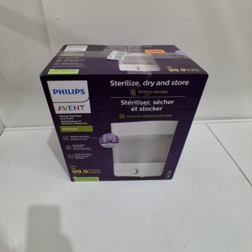 PHILIPS AVENT PREMIUM BOTTLE STERILIZER & DRYER - WHITE (MODEL: SCF293/00) image 5