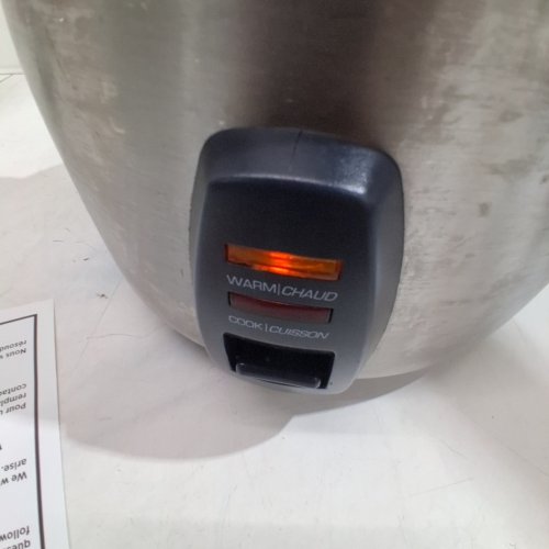 BLACK+DECKER RICE COOKER AND STEAMER STAINER - 700W - 120 V - STAINLESS STEEL/BLACK (MODEL: RC866C) image 2
