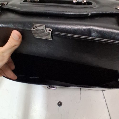 ROLLING CATALOGUE CASE WITH LAPTOP STORAGE - 16" - BLACK image 3