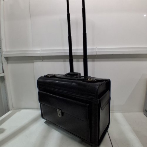 ROLLING CATALOGUE CASE WITH LAPTOP STORAGE - 16" - BLACK image 4