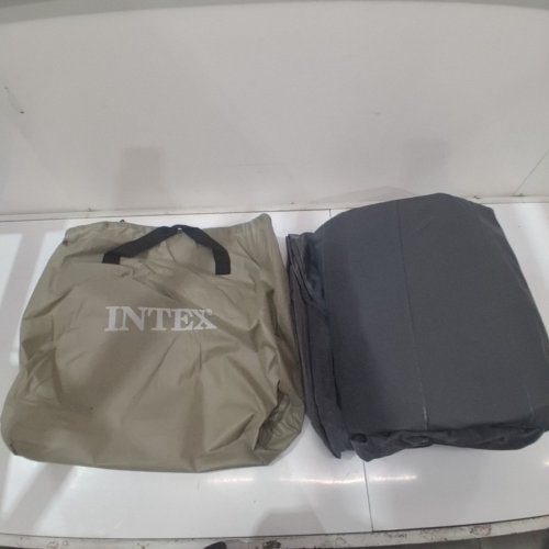 INTEX DURA BEAM DELUXE ULTRA 18" - QUEEN - GREY / BLACK image 3