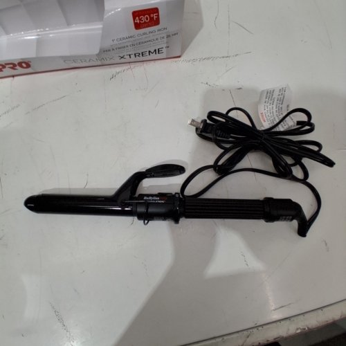 BABYLISSPRO CERAMIC CURLING IRON WITH SPRING HANDLE - 1" - BLACK (MODEL: BABC100SNC) image 3